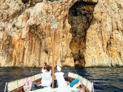 Paar auf einer privaten Tour nach Tavolara und Molara