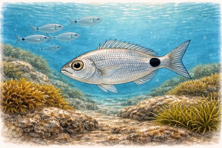 Illustrazione pesce occhiata